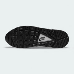 View of the outsole of the Nike Air Max Command Men's grey trainers, showing the durable rubber tread pattern for reliable traction.