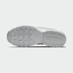 View of the outsole of the Nike Air Max Invigor Men's grey trainers, showing the durable rubber tread pattern.