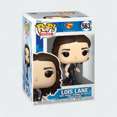 Funko Pop! vinyl figure packaging of Lois Lane with Superman logo on a white background