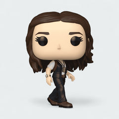 Funko Pop! vinyl figure of a character with long brown hair on a white background
