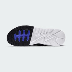 View of the outsole of the Nike Air Max 90 Ultra 2.0 Flyknit Women's trainers, showing the durable rubber tread pattern and the cored-out midsole.