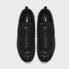 Nike Air Max 97 Men's Trainers 921826-001 top view showing laces, tongue logo, and layered upper