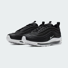 Nike Air Max 97 Men's Trainers 921826-001 angled view showing iconic wave pattern and white midsole
