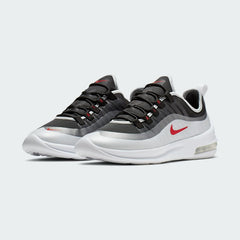 Nike Air Max Axis Men's Black and White Trainers AA2146-009 angled view showing layered upper construction and sculpted midsole design