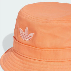 Zoom looking at the Trefoil embroidery, showcasing the precision of the small logo detail.
