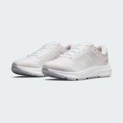 Angled side profile of Nike Air Zoom Structure 24 Women's trainers highlighting stability design