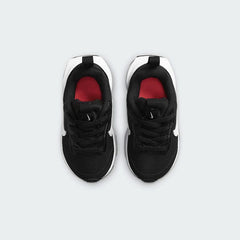 Nike Air Max Intrlk Lite Toddlers Shoes DH9410-002 top view showing elastic laces and soft collar