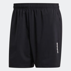 adidas Essentials Men's Chelsea Shorts DQ3085 front profile showing leg length and logo placement