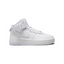 Nike Air Force 1 Mid EasyOn Juniors White FN1193-111 side view showing mid-top design and ankle strap