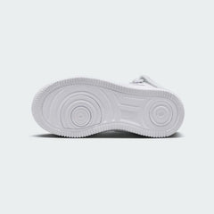 Nike Air Force 1 Mid EasyOn Juniors White FN1193-111 outsole with pivot-circle traction pattern