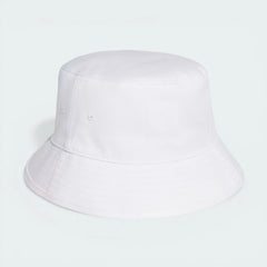 View from behind looking at the crown, showcasing the uniform rows of stitching that reinforce the brim.