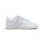 Highlights the clean, low-cut silhouette and the iconic stitched leather overlays.