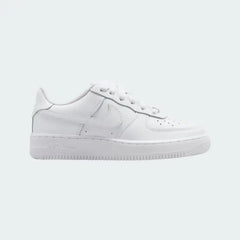 Nike Air Force 1 Leather Kids White Trainers FV5951 111