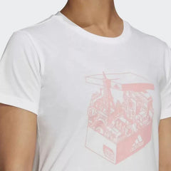 Adidas Women's Paris Shoebox Graphic Tee GT2173