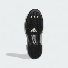 Outsole view of the Adidas Crazy 1 Men's "Snake Skin" trainers, showing the rubber traction pattern and integrated Torsion System.