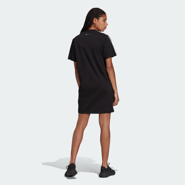 Adidas trefoil dress sales black