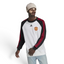 Highlights the trademark loose-fit silhouette and the distinctive Teamgeist curved seam lines.