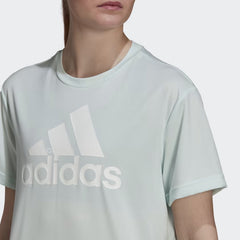 tradesports.co.uk Adidas Women's Aeroready D2M Boyfriend T-Shirt H65827
