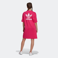 tradesports.co.uk Adidas Women's adicolor Trefoil Tee Dress HG6238