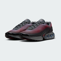 Nike Air Max DN Men's Black Trainers HM0708-002 angled view showing futuristic midsole and layered upper construction
