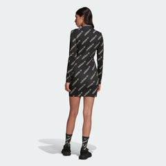 tradesports.co.uk adidas Women's Long Sleeve Monogram Dress HM4892