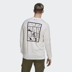 tradesports.co.uk Adidas Men's Long Sleeve Disney T-Shirt HN4521