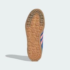Outsole View: The classic "Indoor" traction pattern on the gum rubber, showcasing the semi-translucent finish.
