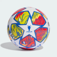 Top-down view of the ball, showcasing the star-panel arrangement and the seamless TSBE finish.