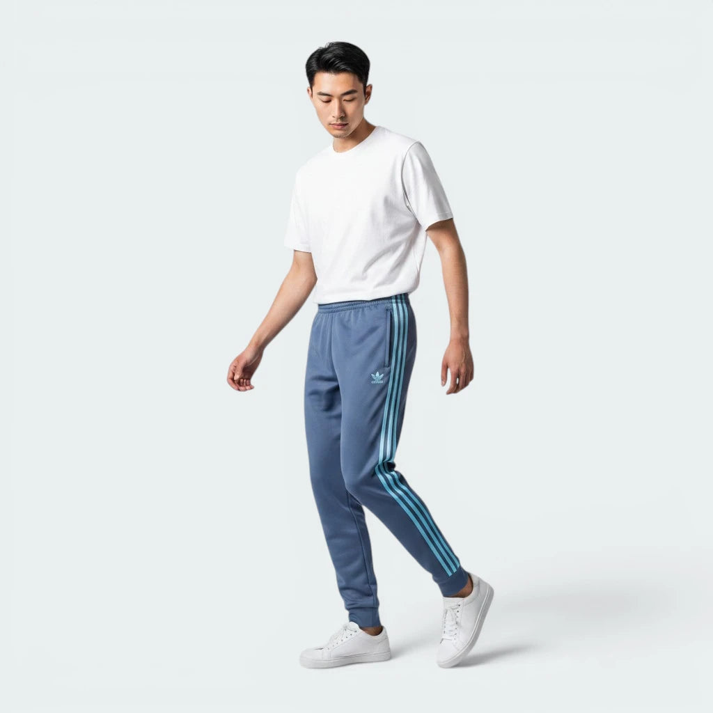 adidas men bright blue adidas pants
