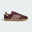 Highlights the high-velocity, hand-crafted look of the Maroon 3-Stripes and the professional, tactile depth of the Sand Strata pony hair texture across the upper.