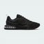 Highlights the high-velocity lines of the visible performance Air unit sitting embedded inside the professional depth of the robust anthracite heel block and the stealthy black Nike Swoosh.