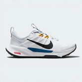 Highlights the high-velocity speckled Crater foam midsole and the professional "White" mesh texture.