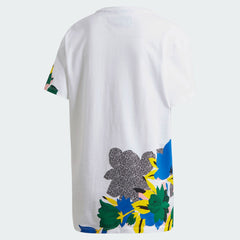 Adidas x Her Studio London Loose Shirt in white, back view showcasing the clean design and loose fit.