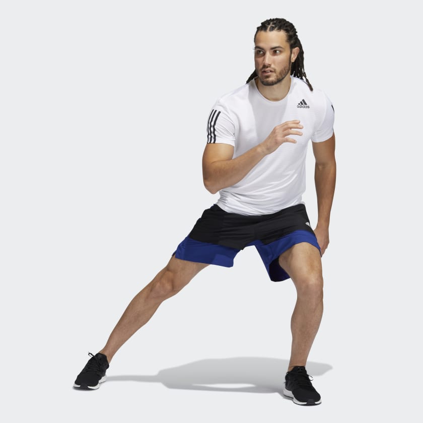 Adidas Men's Studio Tech Shorts - Blue H33615