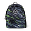 Focuses on the locked-in zip closure and the professional embroidered Hype crest against the gradient print.