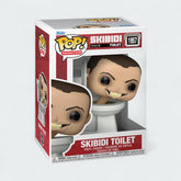 Funko Pop! Animation Skibidi Toilet #1957 vinyl figure in window display box, showing a toilet with a head emerging from it.