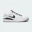 Side Profile Image: Highlights the White leather panels, the black swoosh and the Formula 23 foam midsole.