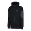 Trade Sports Nike Air black and anthracite funnel-neck half-zip hoodie with dropped shoulders and brushed fleece.