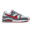 Trade Sports Nike Air Max Command trainers in grey, white, and gym red with a visible heel air unit and leather upper.