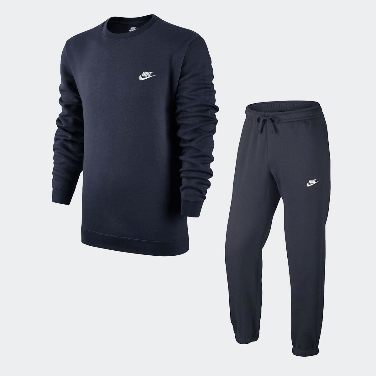 Nike Men's Sportswear Club Crew Tracksuit Navy