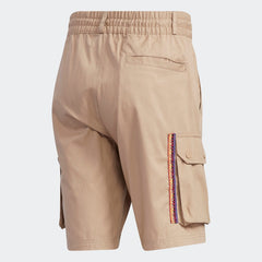 adidas Adiplore Men's Cargo Utility Shorts GP1120 back view highlighting rear pocket design and waistband