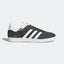 adidas Originals Gazelle Men's BB5480 side view showing grey suede upper and white 3-Stripes