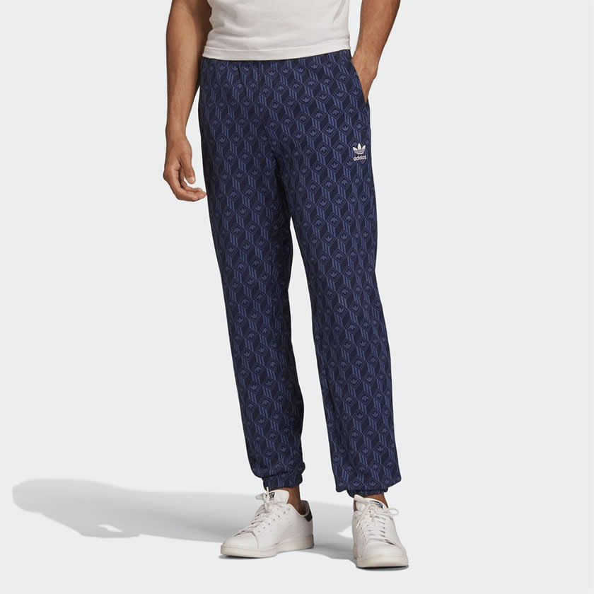 tradesports.co.uk Adidas Originals Men's All Over Print Sweat Pants FM3410