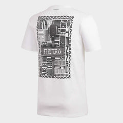 tradesports.co.uk Adidas Men's Paris Graphic Tee Shirt - White