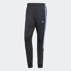 Adidas Men's BX-20 Graphic Sweat Pants front view showing the embroided logo and three stripes