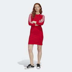tradesports.co.uk adidas Originals Women's 3 Stripes Dress - Red