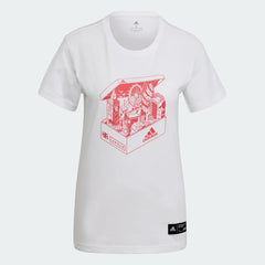 tradesports.co.uk Adidas Woimen's London Shoebox Graphic Tee GU2172