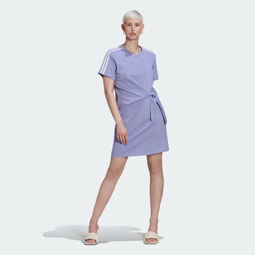 tradesports.co.uk Adidas Women's Knot Wrap Tee Dress HB9505