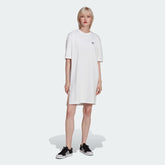 tradesports.co.uk Adidas Women's adicolor Big Trefoil Tee Dress HC2034