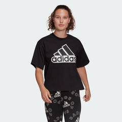 tradesports.co.uk Adidas Women's Essentials Logo Boxy T-Shirt HC9189